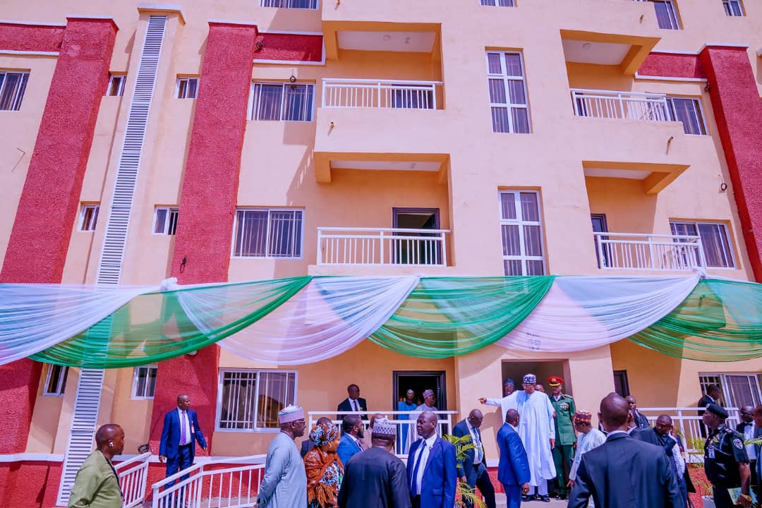 Ibitoye Shittu on Twitter "President Buhari commissioned 748 Housing