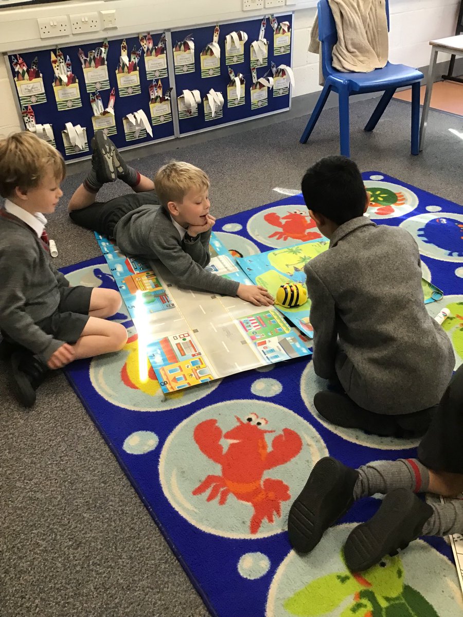 BGS_LowerSch's tweet photo. BGS_Year2 have been practising their programming skills with bee bots today #BGS_resilience #BGS_collaboration https://t.co/ZJznC9tHwY