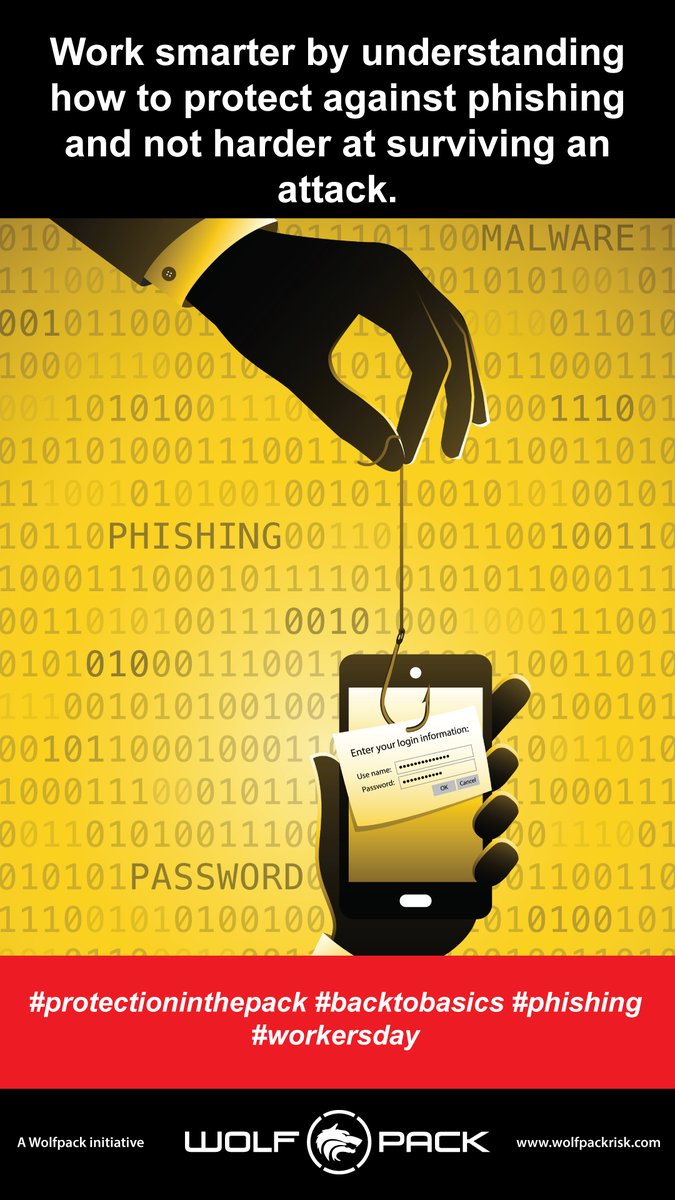 AlertAfrica's tweet photo. Did you know that phishing can take many forms? How much do you really know about phishing?

#protectioninthepack #backtobasics #phishing #workersday https://t.co/NEFN1CkgS9