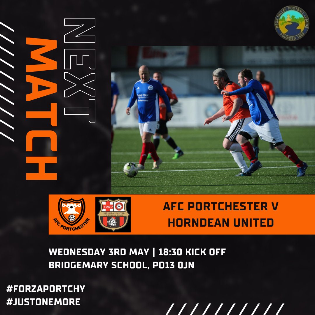 portchyvets's tweet image. 🚨 MATCHDAY 🚨

Last game of the season 👀

🏆 @MeonFL 
🆚 @Horndean_Utd 
🕡 18:30
🏟️ Bridgemary School, PO13 0JN
📈 1⃣🆚4⃣ 

#ForzaPortchy #JustOneMore

🍊