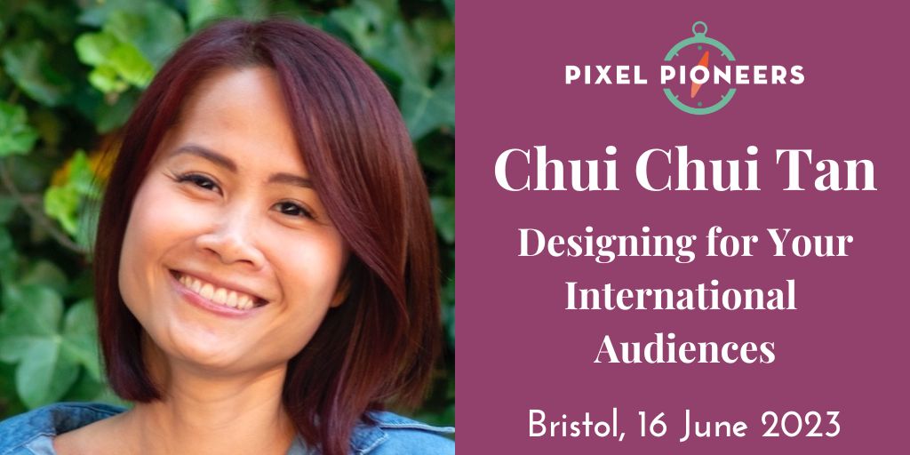 🔎 Ahead of her talk on designing for international audiences, we interviewed culturalisation expert and global growth adviser <a href="/ChuiSquared/">Chui Chui Tan</a>! 

Here's a little taster of what we'll learn:
pixelpioneers.co/blog/2023/spea…

🗓16 June in Bristol 
✍️Sign up: pixelpioneers.co/events/bristol…