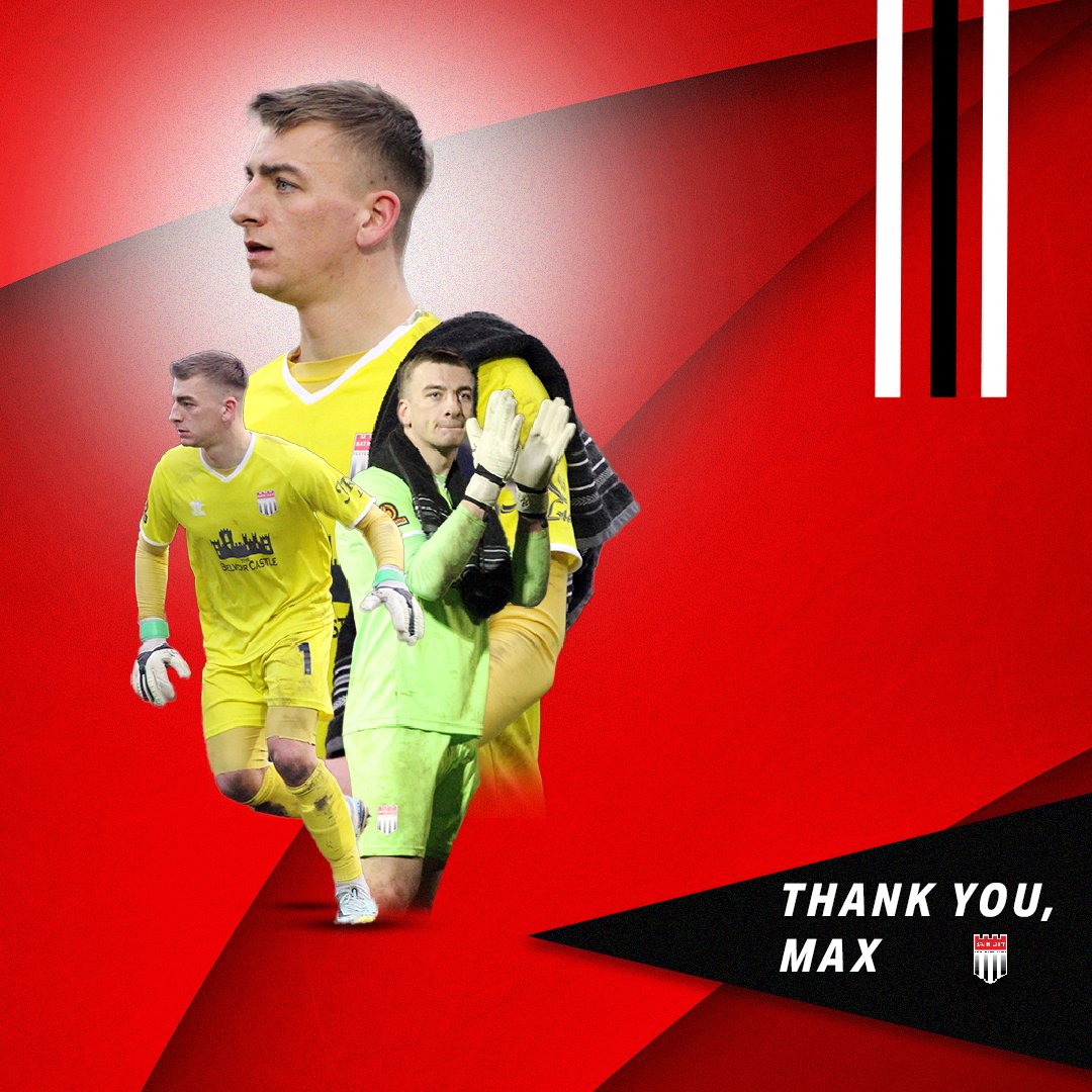 🧤 A massive impact from Day 1. 

Wishing Max Harris all the best going forward as his loan spell comes to an end. 

⚫️⚪️ #Romans