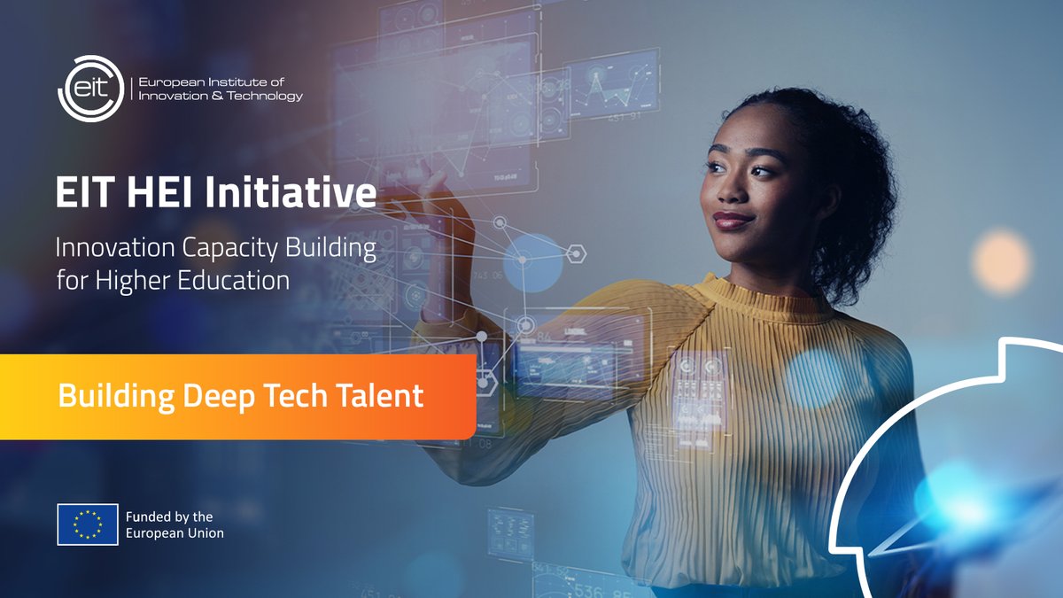 The <a href="/EITeu/">European Institute of Innovation & Technology</a>'s HEI Initiative is supporting🤝 the #DeepTech Talent Initiative!

The initiative aims🎯 to skill one million people within deep tech fields until 2025.

Find out more about the activities to achieve this aim⤵️
eitdeeptechtalent.eu

#EIT_HEI