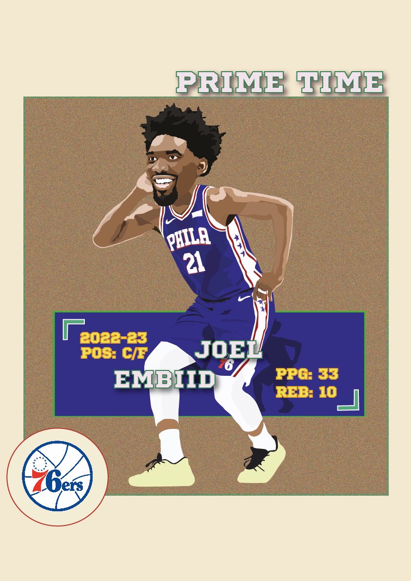 OutOfBoundsPod1's tweet photo. YOUR NBA MVP: JOEL EMBIID🔥🏆 https://t.co/RzFYFfrmv3