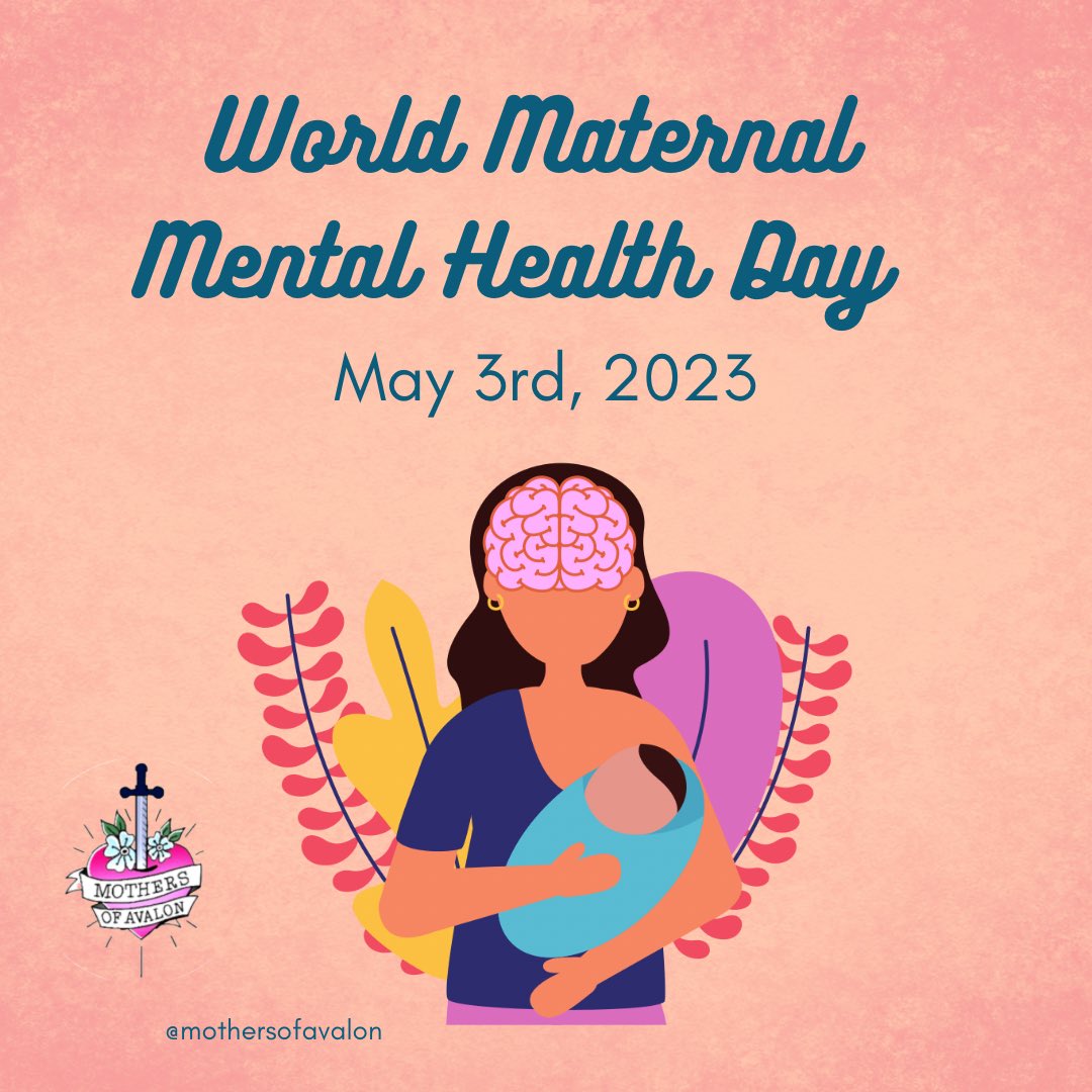 Today we celebrate World Maternal Mental Health Day. An important day. Increasing awareness will drive social change with a goal toward improving the quality of care for women experiencing all types of PMADs, and reducing the stigma of maternal mental illness.