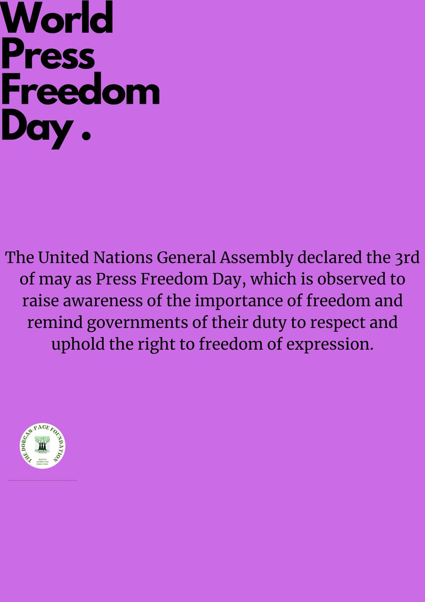 DorcasPageF's tweet photo. #WorldPressFreedomDay https://t.co/mDncqSArfx
