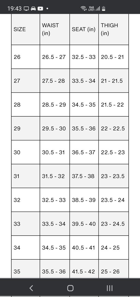 tamawood's tweet photo. @Sarafina_2018 @satansbussy666 @todayyearsold Standard sizing is not very forgiving for women with more than an 8" difference between their waist and hips. According to Levi's for example, I would need a size 26 for my waist, but nothing under a size 35 would fit my hips. https://t.co/fjA5CZf8Ap
