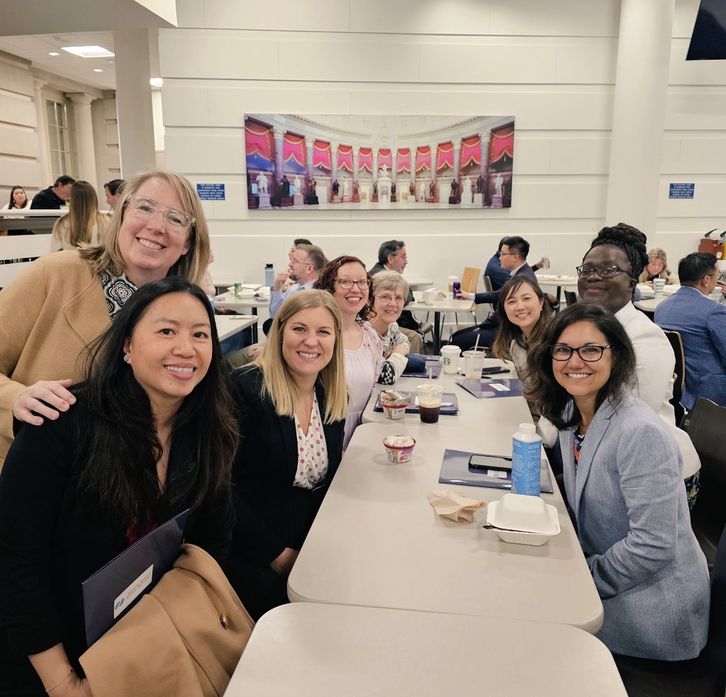 #PedsNephrologists refueling for afternoon round of Advocacy. I'd say we all look pretty excited to do what we love doing - being a voice for the children with kidney diseases. 

#ASPNAdvocacy <a href="/ASPNeph/">American Society of Pediatric Nephrology</a> <a href="/AdvocacyAspn/">ASPN Advocacy</a> <a href="/PattySeoMayerMD/">Patty Seo-Mayer</a> 
<a href="/NorwoodVfn6t/">Victoria Norwood</a> 
<a href="/KiriBagley/">Kiri Bagley</a>