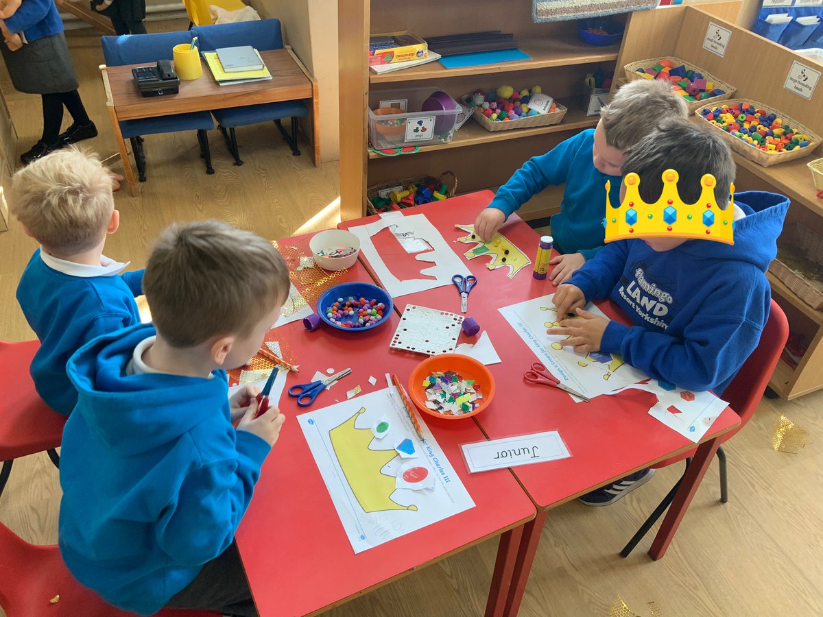 rdpsreception's tweet photo. We are using our creative skills and independence super power to design our own crowns for our upcoming Coronation celebrations. #rdpsbutterflies #Coronation2023 #KingCharles https://t.co/cZYkqwYINj
