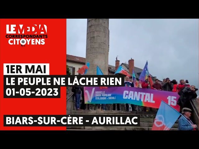 SociosEngages's tweet photo. Retour sur la mobilisation du #1erMai à #Aurillac et #Biars-sur-Cère. Un reportage d’un @LeMediaCC et d’un Socio Engagé, version longue d’images diffusées dans le dernier « Toujours Debout » de @LeMediaTV.
▶️ https://t.co/mCT6SBmlhD https://t.co/mO3I4ysyim
