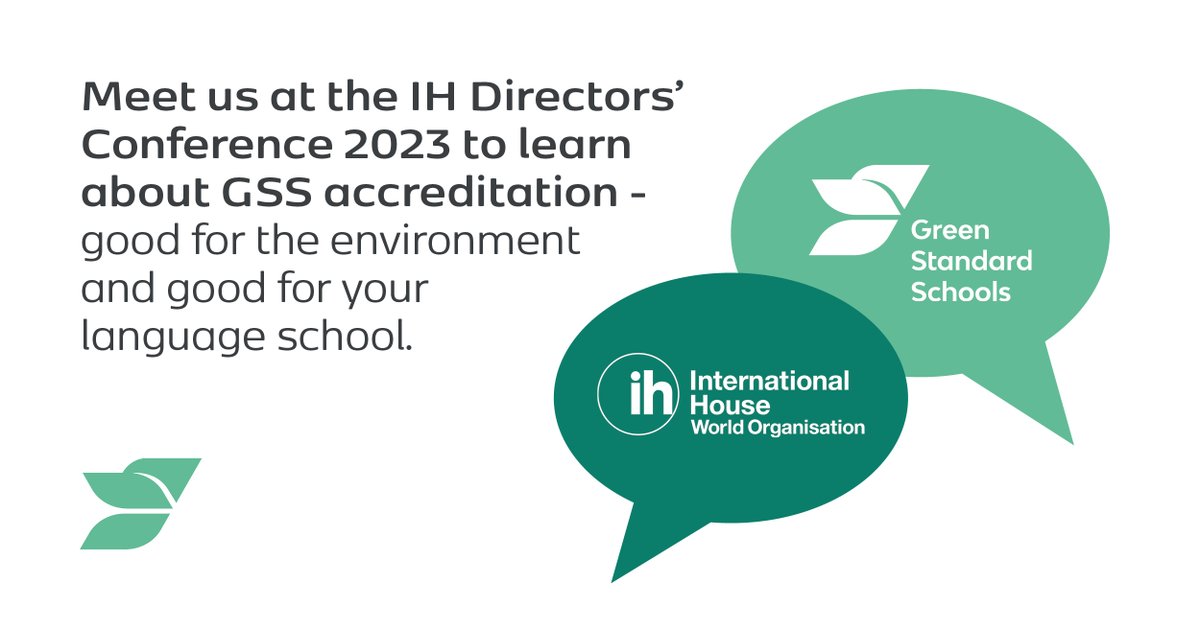 Will you be at the @IHWorld Directors’ Conference in London next week?

We will be and look forward to talking to everyone about eco-action and #GreenStandardSchools accreditation!

Join @jonathandykes1's session on Monday to ask any questions you have about GSS 🌳 #IHDirConf2023