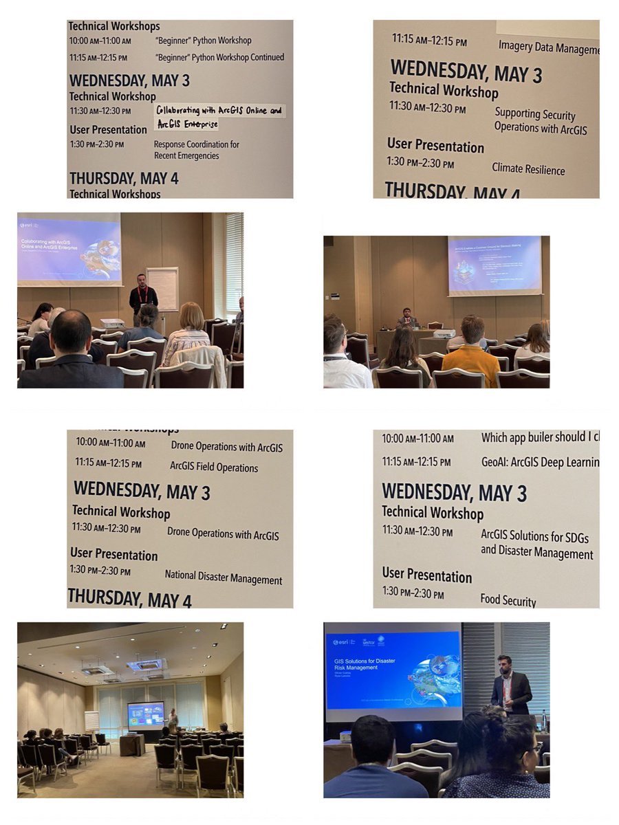 Technical Workshops presented by our experts #GIS4SDGS 
#arcgis #drone #droneoperation #disastermanagement #securityoperation #arcgisonline #arcgisenterprise