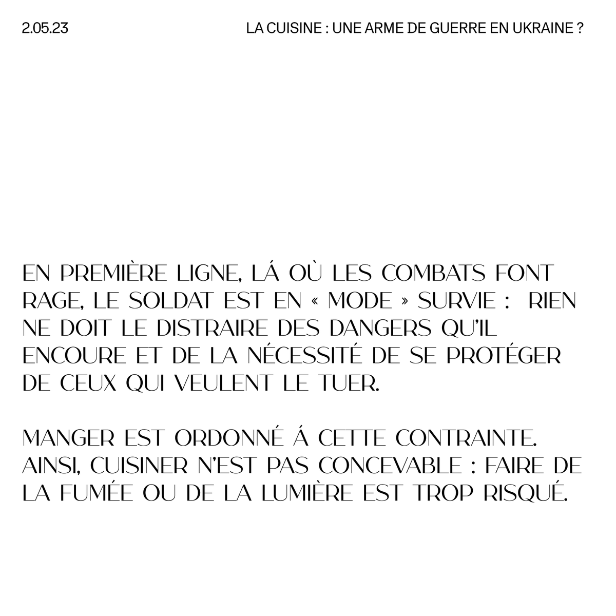 ArdentRevue's tweet photo. Tout un réseau de bénévole s’est construit dans les villes où les soldats sont déployés. Leur argument est simple :

« Un soldat bien nourrit, c’est un soldat qui se bat bien »

Un article à lire sur https://t.co/WNYF6dHtm2

#UkraineRussiaWar https://t.co/yjR6wV2ndX