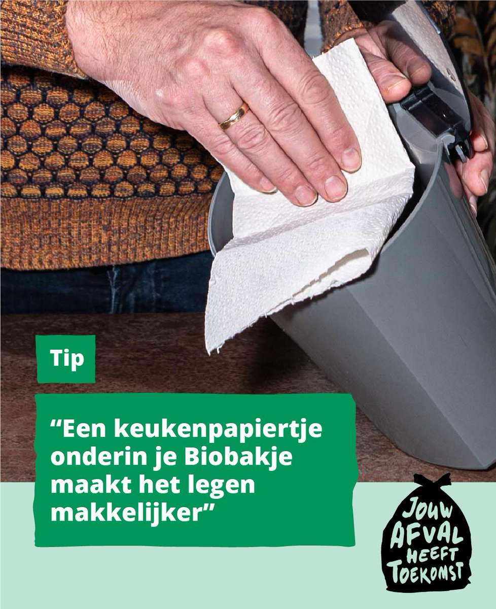 Heb je nog geen biobakje voor je groente- en fruitschillen en etensresten ?🥦🍌 Haal een gratis afvalbakje op in het gemeentehuis in Nunspeet. Op=op.

#jouwafvalheefttoekomst