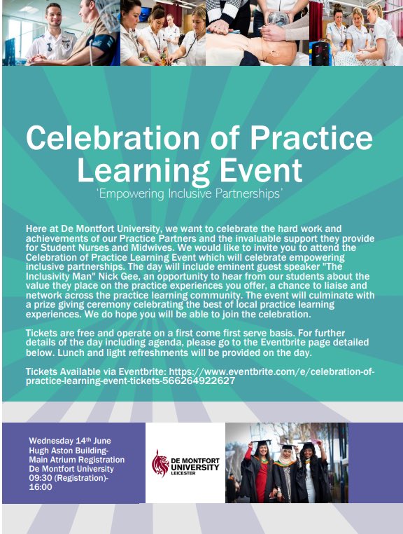 DMU School of Nursing and Midwifery tweet media