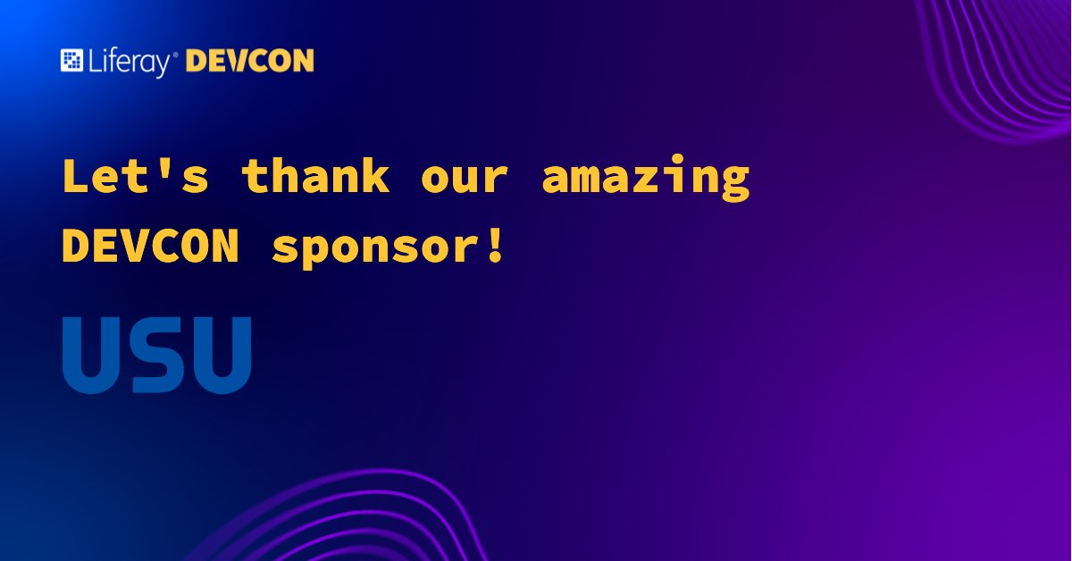 We just wanted to shout out to USU, our amazing DEVCON sponsor for 2023. Thank you for making our nerdy dreams possible!