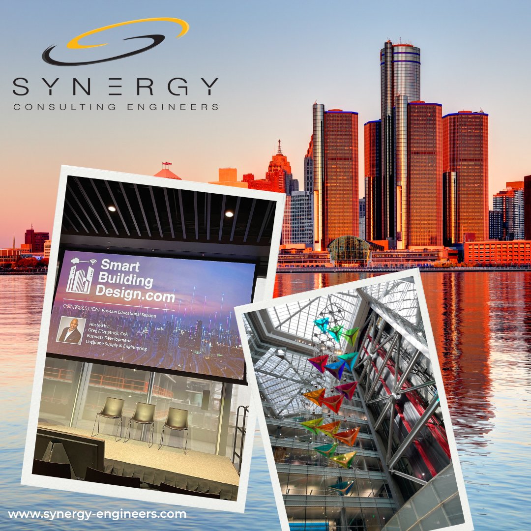 SynergyEngineer's tweet image. #waybackwednesday to last week when our team headed to Detroit for the Controls-Con Smart Building event.
#ControlsCon #SmartBuilding #BuildingAutomation #DetroitEvents #IndustryLeadership
