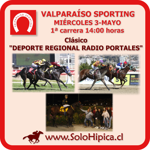 solohipica's tweet photo. Patrocinado x Stud EDGARDO AREVALO: VALPARAÍSO SPORTING (Miércoles 3-Mayo)Disponibles Programa Carreras, Aprontes, Resultados https://t.co/tNwawR8eSt #solohipica #ValparaísoSporting #ProgramaCarreras #AprontesFS #ResultadosCarreras #CarrerasDeCaballos #Hípica #StudEdgardoArevalo https://t.co/Pqokx35gM2