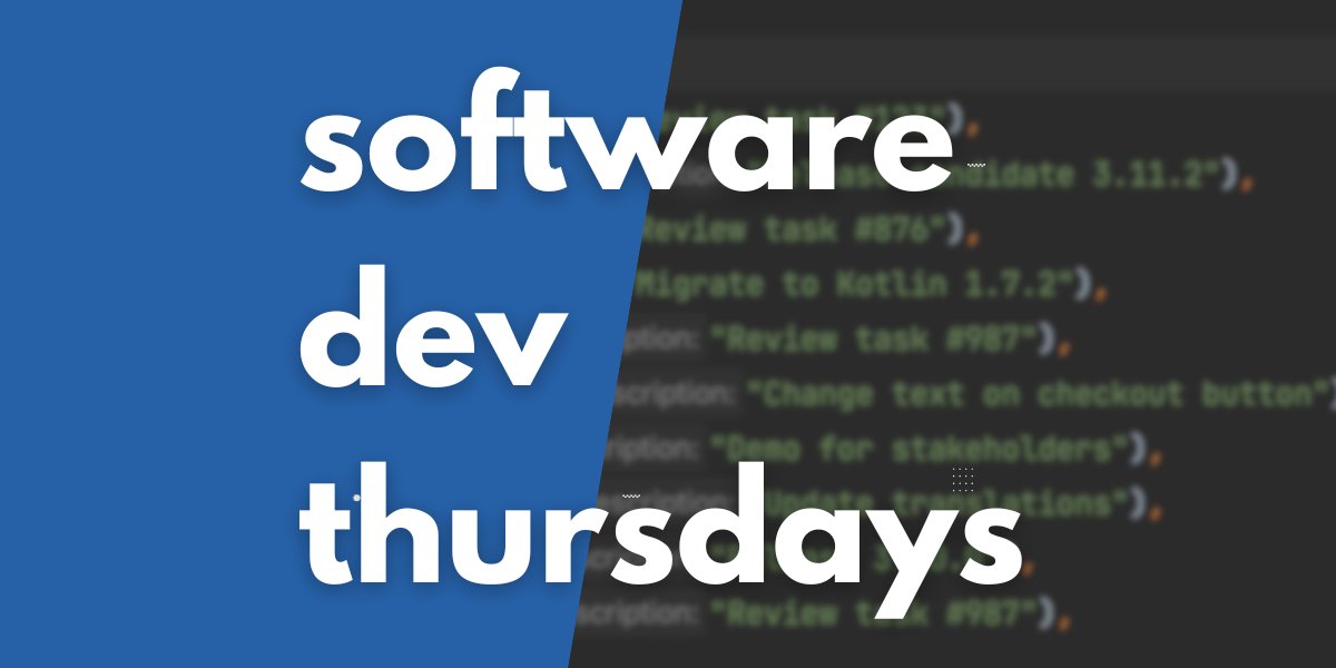 JarekOnTech's tweet photo. And if you want to learn more about software craftsmanship, subscribe to Software Dev Thursdays.    
Every Thursday, 3 most interesting thoughts &amp; findings from: 

• Software craftsmanship  
• Technology and AI  
• Dev life 

https://t.co/OOAJKOgDyq https://t.co/OXwScvcUJp