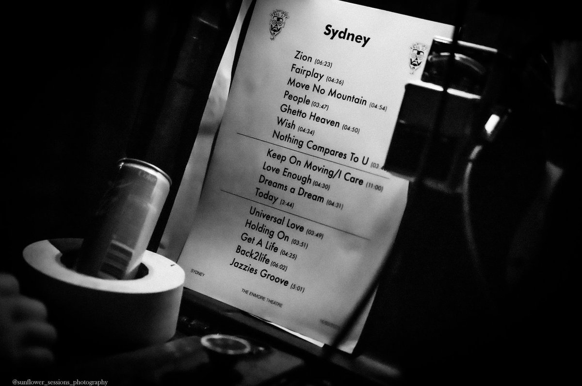 So many songs to choose from when we're touring... What's your dream setlist?