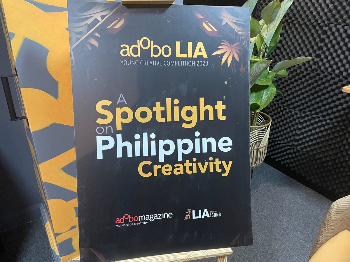 adobomagazine's tweet photo. It's the perfect Wednesday afternoon to celebrate #CreativePhilippines at the adobo LIA Young Creative Competition 2023 judging 🏆
@LIAawards #adoboLIA https://t.co/eB5je6Kctk