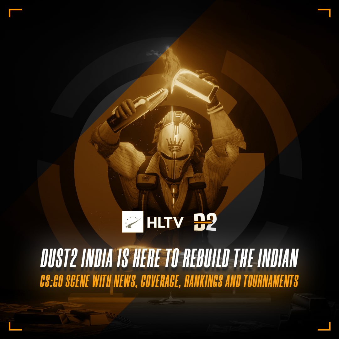 gastergamingoff's tweet image. @Dust2in is here to rebuild the Indian CS:GO scene with news, coverage, rankings and tournaments.

#csgo #csgoindia #csgonews #hltv #dust2