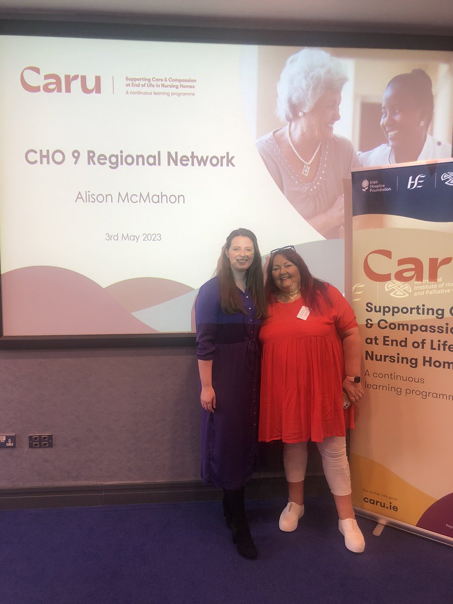 Caru CHO9 regional network taking place in <a href="/SFHDublin/">St. Francis Hospice</a> at Francis Hospice, Raheny. Alison Mc Mahon, regional lead delighted to talk to attendees about this quality improvement programme <a href="/IrishHospice/">Irish Hospice Foundation</a> <a href="/NursingHomesIre/">Nursing Homes Ireland</a> <a href="/KateSteele1792/">Kate Steele</a> @Happy_Alli