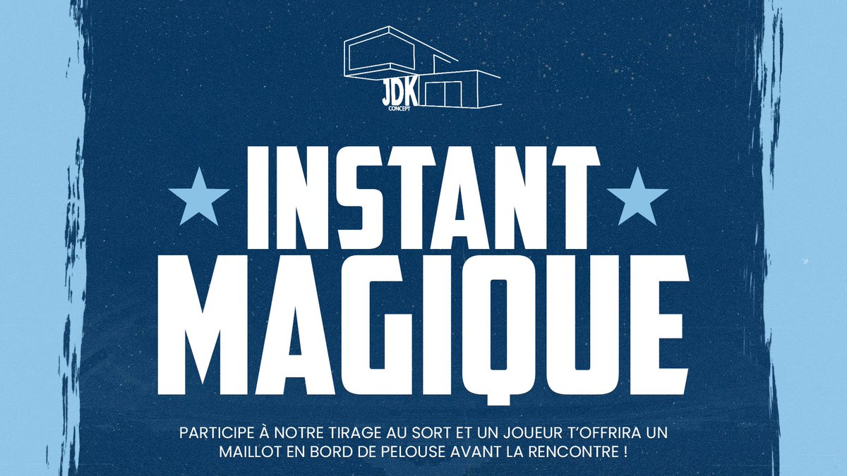 HAC_Foot's tweet photo. 𝐈𝐧𝐬𝐭𝐚𝐧𝐭 𝐌𝐚𝐠𝐢𝐪𝐮𝐞 ✨ 

Tentez de gagner un maillot du HAC offert par un joueur en bord pelouse face à @OfficielRAF ! 🎁

Pour participer, il suffit simplement de RT et mettre "Instant Magique" en réponse à ce tweet. ⤵️ https://t.co/pJUzC2id2j