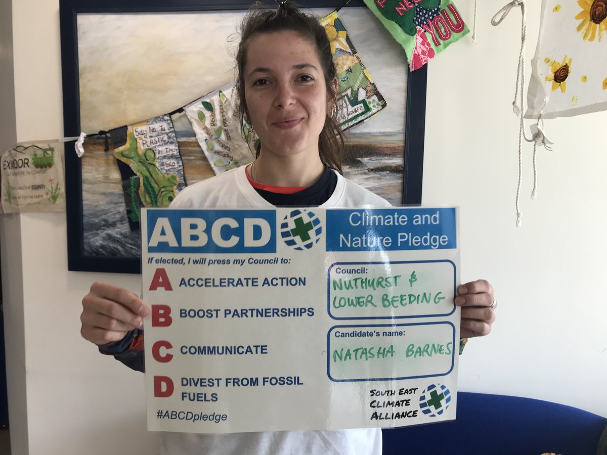 SECA_UK's tweet photo. Some more Horsham Green Party @midsussexgreen candidates for Horsham District Council have signed the #ABCDpledge for climate and nature! Thanks to Jane Sharp and Natasha Barnes! https://t.co/9MM8p2Uhod