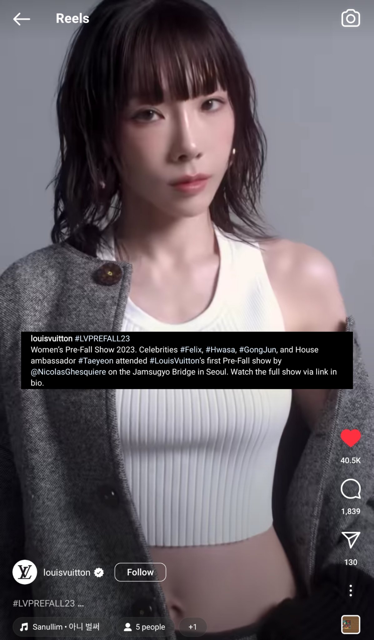 TAEYEON Official on X: TAEYEON with LOUIS VUITTON 2023 PREFALL in