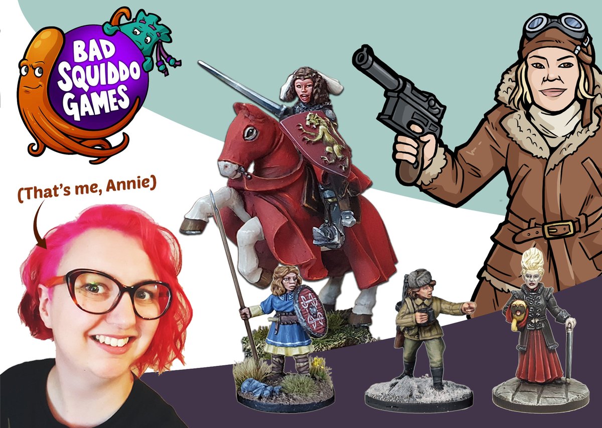 BadSquiddoGames's tweet image. 👀28mm Femme Minis with clothes on?👀

Eight years in business and our biggest struggle is still to be seen, noticed, discovered! Please do share around so we can continue to make lots more! We do sci fi, fantasy &amp;amp; of course - historical! 

badsquiddogames.com