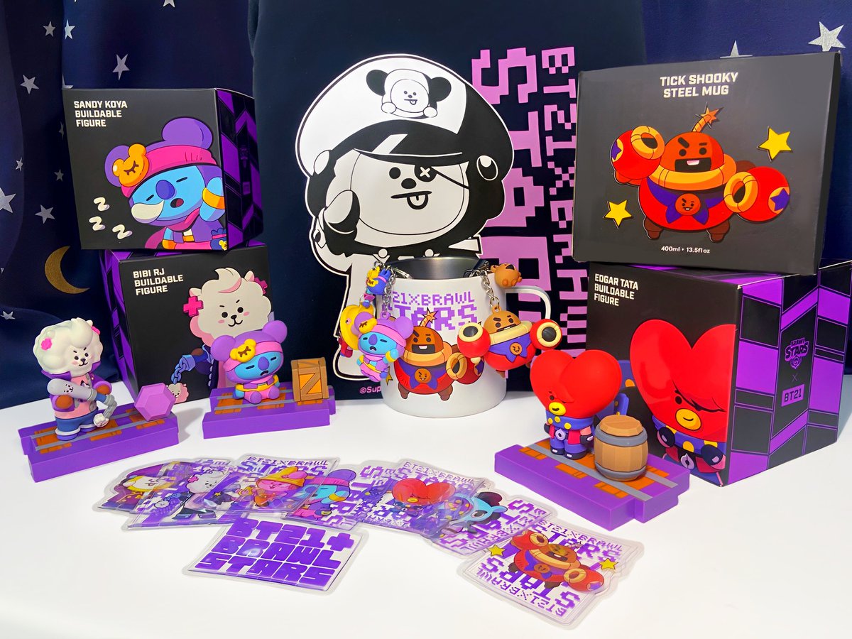 Thanks for the very cute gift @BrawlStars 💜❤️ @BT21_