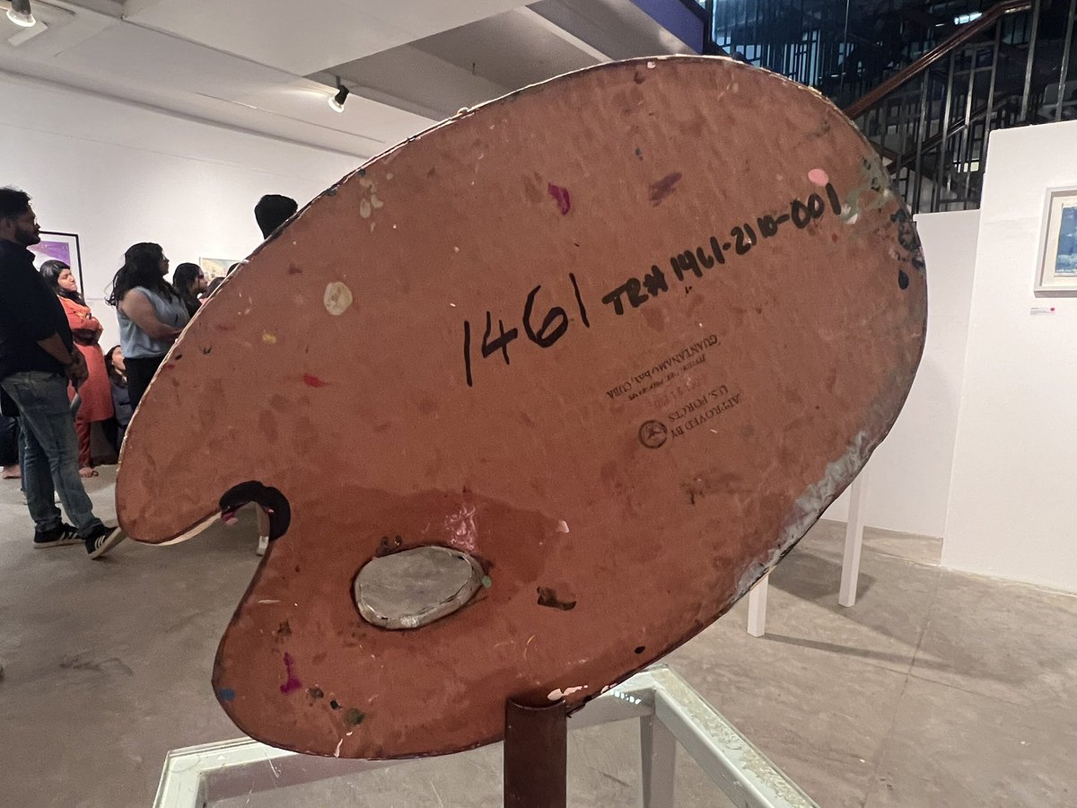 fbhutto's tweet photo. The Unforgotten Moon: Liberating Art from Guantanamo Bay is now open at IVS Karachi. It features the work of Ahmed Rabbani, held without charge or trial for 21 years. Some of Pakistan’s most talented artists have created work inspired by Rabbani’s. https://t.co/xvodv5d68y