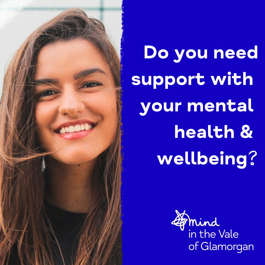 mindinthevale's tweet photo. If you live in the Vale of Glamorgan and need support with your mental health and wellbeing, give us a call on 01446 730792 or email admin@mindinthevale.org.uk
We provide free support to anyone aged 16+. For more info, visit our website: https://t.co/ltcr0eU8NT
#mentalhealth https://t.co/wVPKu4UEzp
