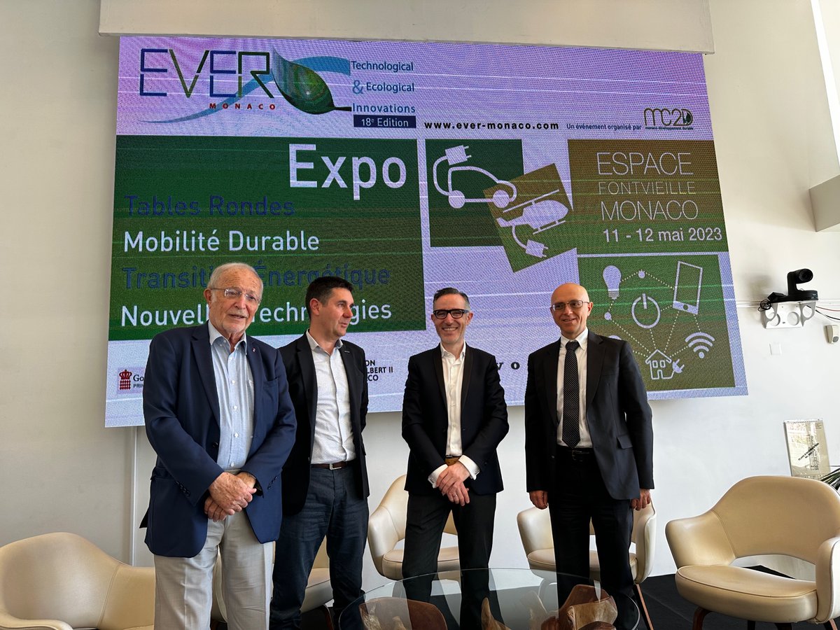 SMEGmonaco's tweet photo. La SMEG, partenaire du Salon EVER Monaco 2023, était présente à la conférence de presse qui s’est tenue ce matin au Yacht Club de Monaco. Rendez-vous sous le chapiteau de Fontvieille, les 11 et 12 mai, pour découvrir notre stand. #SMEG #Monaco #EVERmonaco #SMEGmonaco https://t.co/oLLDiIAxzc