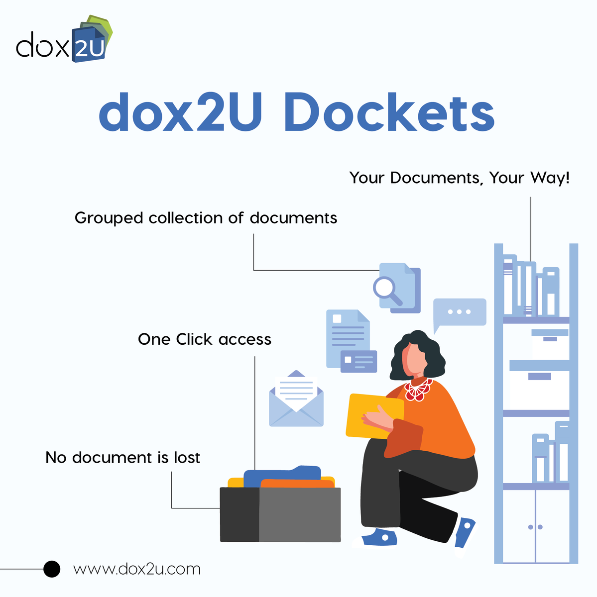 Dox2U's tweet photo. #dox2U is a one-stop solution enabling digital transformation so that you can easily: · Manage &amp; track documents using dox2U’s Dockets · Integrate dox2U with ERPs, CRMs and other solutions · Centralize Access to all Documents · Enhance Document Security https://t.co/MKuSvgr7UV