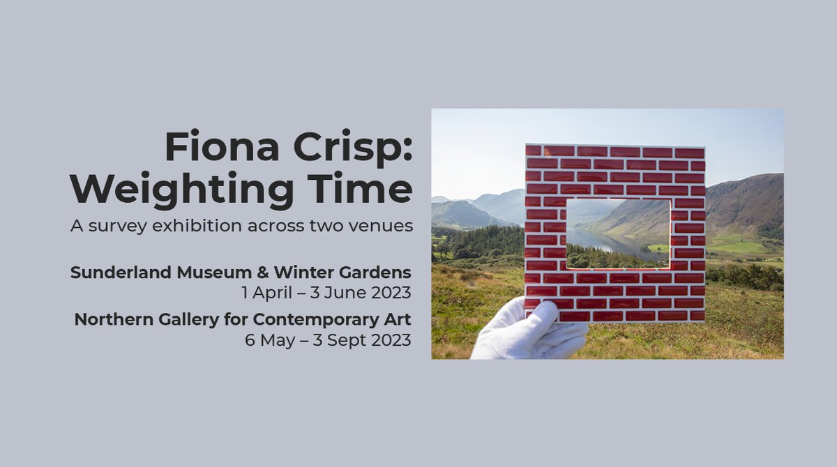 Fiona Crisp: Weighting Time is now open in our Main Gallery! 🎉

Fiona Crisp: Weighting Time is survey exhibition across Sunderland Museum &amp; NGCA exploring 30 years of work by British artist Fiona Crisp.

Find out more: sunderlandculture.org.uk/events/fiona-c…
#LetsCreate