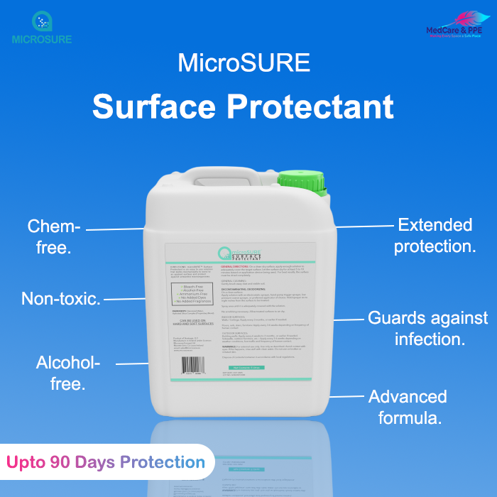 MicroSURE Surface Protectant - Upto 90 Days Protection against 99.9% of bacteria.

#surfaceprotection #killgerms #protection #microsure #alcoholfree #advancedformula #nontoxic #upto90days #chemfree #ireland #staysafe #reducegerms