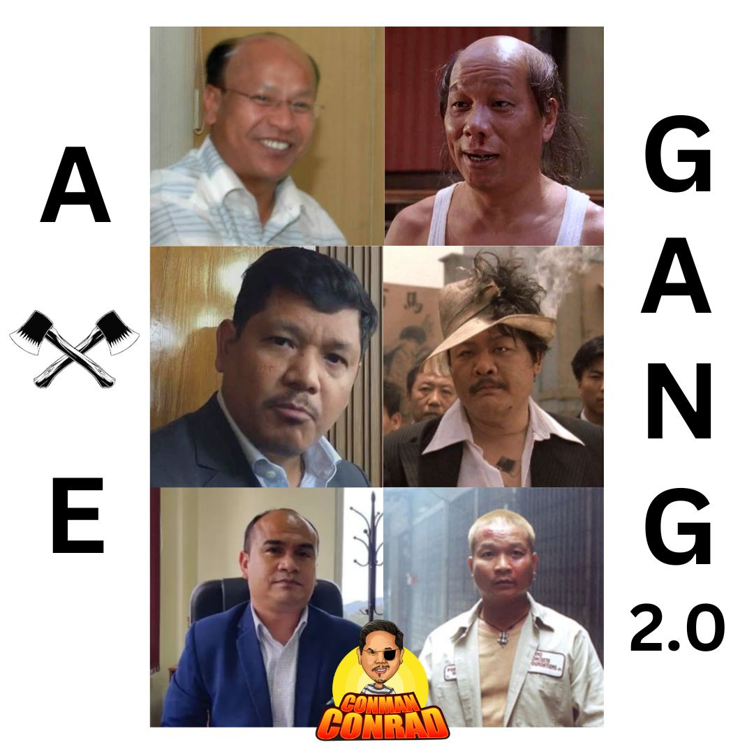 ConmanConrad_'s tweet photo. AxE gANg pRO mAx 🤡🤣

#ConmanConrad #Meghalaya #Shillong https://t.co/ghgtT12njC