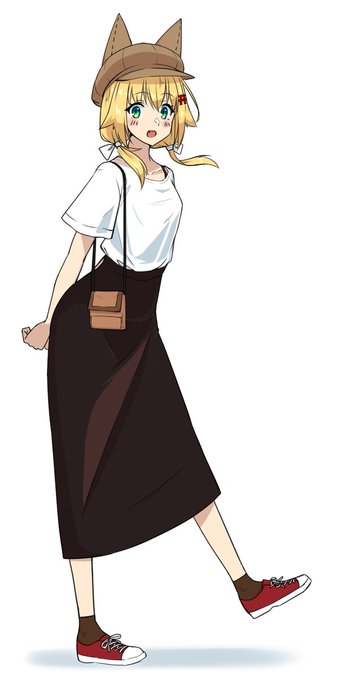 うちの子オフ(尻尾は隠匿仕様)
本人のセンスは無いので参拝者のコーデを真似てる https://t.co/SiYunus9Qj