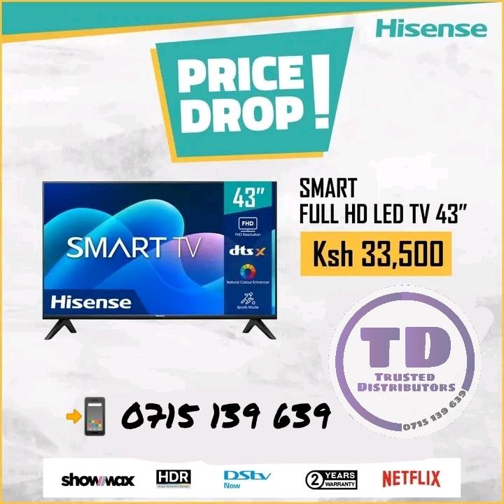 td_254's tweet photo. Offers za Hisense TVs ndio hizi  hapa sasa 😎😎
Bei Hatuwezi Kosana👇🏽
Get in Touch with Us 👉🏽
☎️ Call/WhatsApp: 👇🏽
+254 715 139 639
#Your_Trusted_Distributor_🇰🇪
Rashford Moses Kuria Kenya Power Sainapei Tande Brian Weke Kanini Kega Ngong Road Daniel Kiptoo Azimio https://t.co/VGlvMJavLp