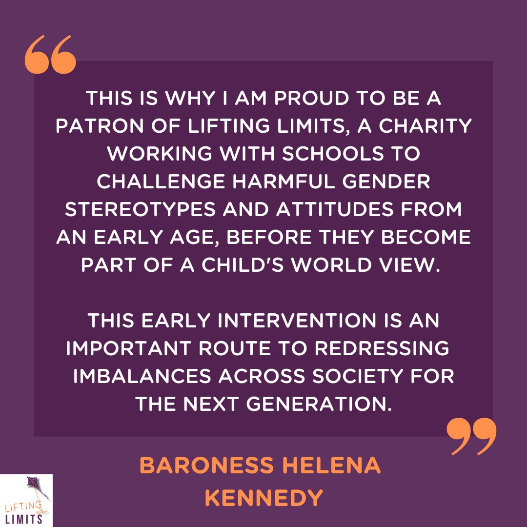 We are delighted &amp; honoured to announce that Baroness Helena Kennedy joins us as a Patron of Lifting Limits, alongside our existing Patron, Professor Dame @AlisonMPeacock. Baroness Helena Kennedy KC is one of Britain's most distinguished lawyers. She has spent her... 1/5