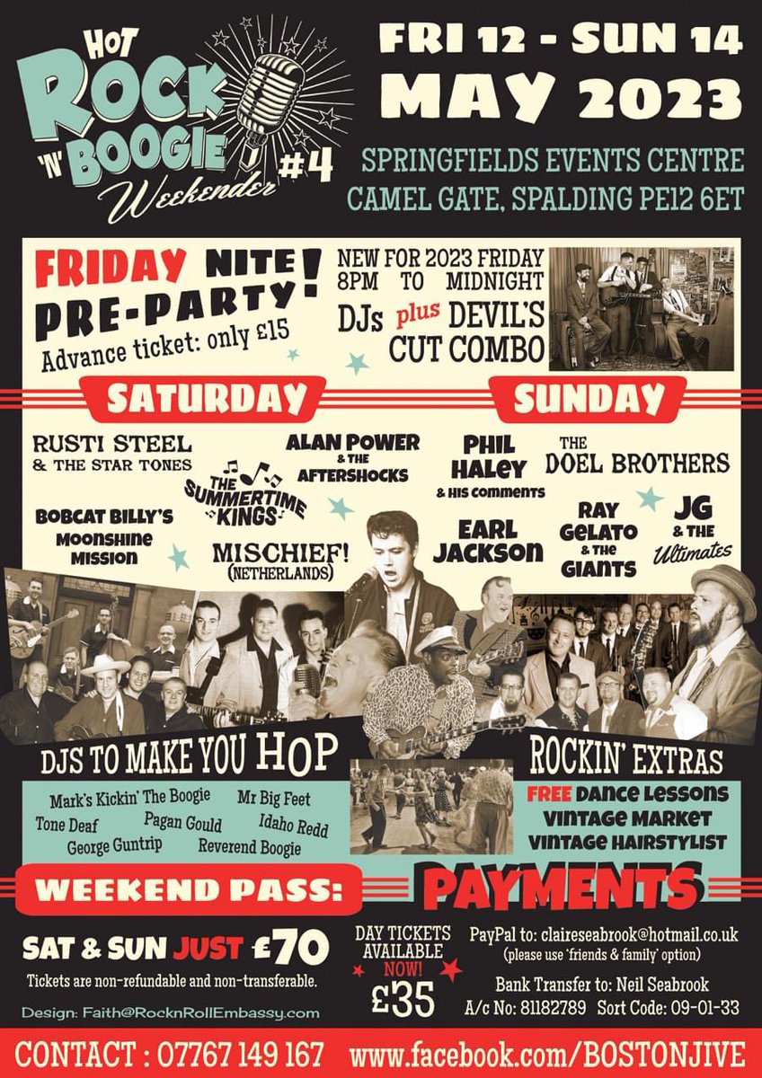 SpringfieldsEv1's tweet image. Friday 12th - Sunday 14th May 2023

             ** New for 2023**
Friday 12th May Pre-Party Night 8pm-Midnight