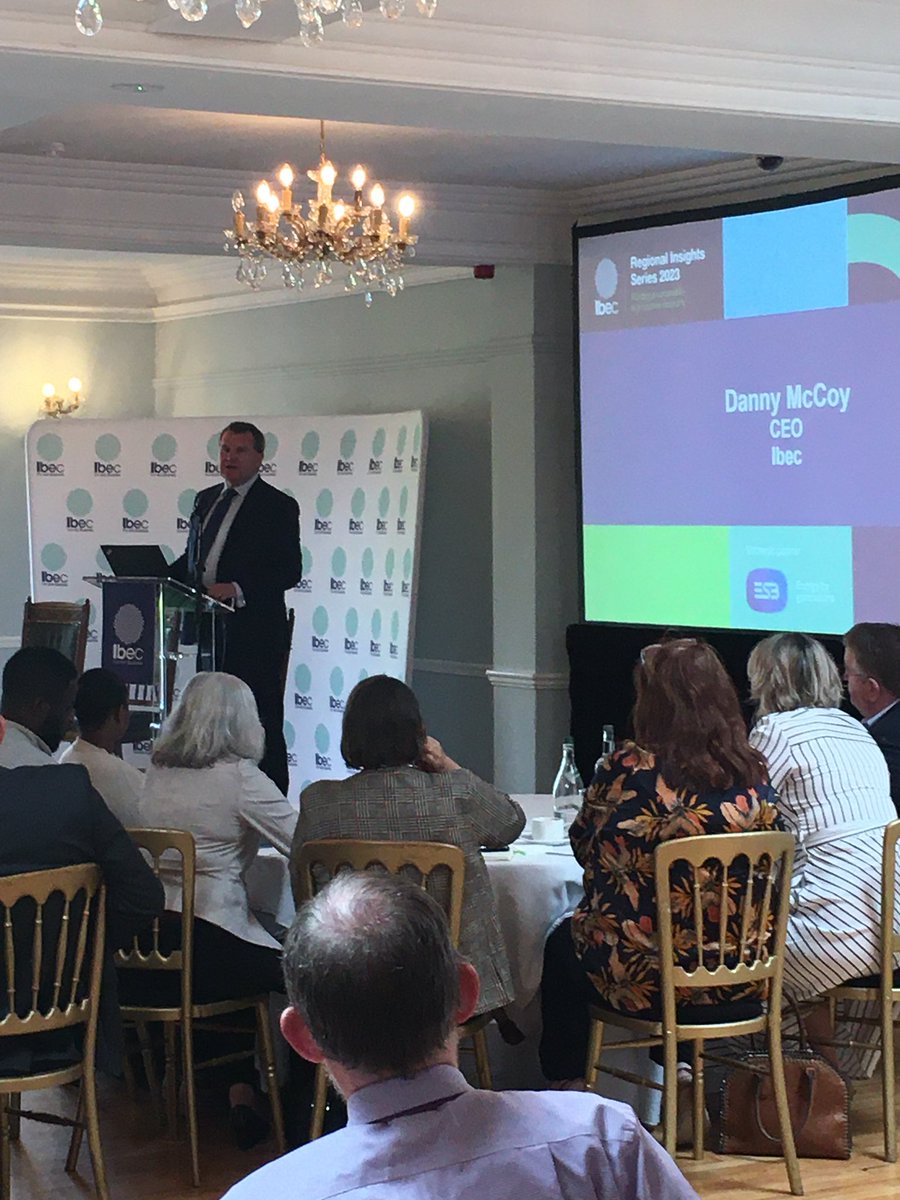 Delighted to host the first Ibec Regional Insights Series in the Dunraven Arms Hotel to a packed audience. Danny McCoy, CEO kicks off the event <a href="/ibec_irl/">Ibec</a> <a href="/MaryConsidine11/">Mary Considine</a> <a href="/DunravenArms/">The Dunraven</a>