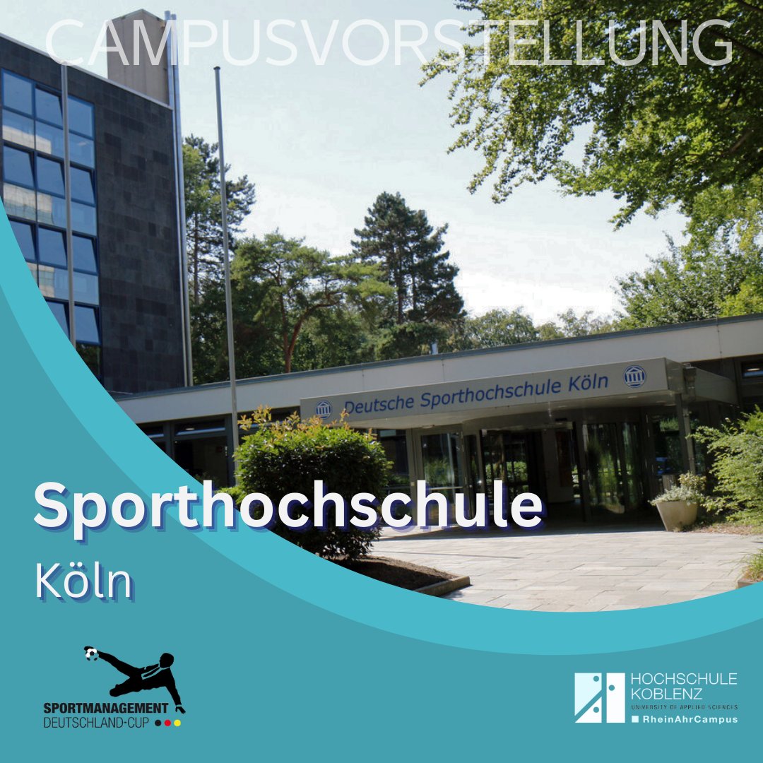 spmcup_official's tweet image. Campusvorstellung // Sporthochschule Köln

Heute dürfen wir den ersten Teilnehmer vorstellen. Wir freuen uns sehr, dass die Spoho mit 3 Mannschaften am Cup teilnehmen wird. 

Wir sehen uns beim SPM-Cup in Remagen.

#spmcup2023 #remagen #spoho #Koeln 
Bildquelle: Homepage Spoho