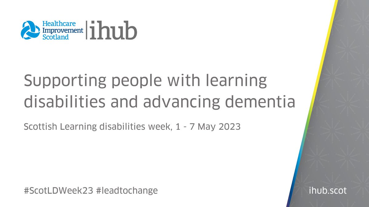 Focus on Dementia (@focusondementia) on Twitter photo Our webinar on supporting people with a learning disability and advancing dementia as they move to a care home is still available. With <a href="/alzscot/">Alzheimer Scotland</a> <a href="/CareInspect/">Care Inspectorate</a> <a href="/StirUni/">University of Stirling</a> watch now: ihub.scot/improvement-pr… #ScotLDWeek23 Our webinar on supporting people with a learning disability and advancing dementia as they move to a care home is still available. With <a href="/alzscot/">Alzheimer Scotland</a> <a href="/CareInspect/">Care Inspectorate</a> <a href="/StirUni/">University of Stirling</a> watch now: ihub.scot/improvement-pr… #ScotLDWeek23