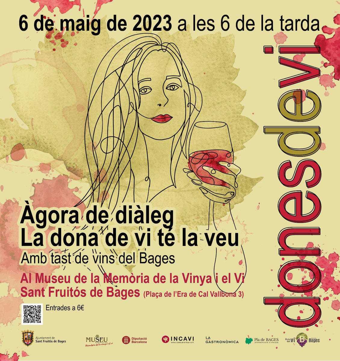 AjSantFruitos's tweet photo. 🍇#Santfruitós impulsa la segona edició de #DonesdeVi, un espai de diàleg per reivindicar el talent femení a través de la veu de vuit professionals del sector.
🍷Enòlogues, sommeliers i comunicadores reflexionaran sobre reptes i oportunitats.
➕https://t.co/MUMP2u1CG0 https://t.co/96Yk83TPEQ