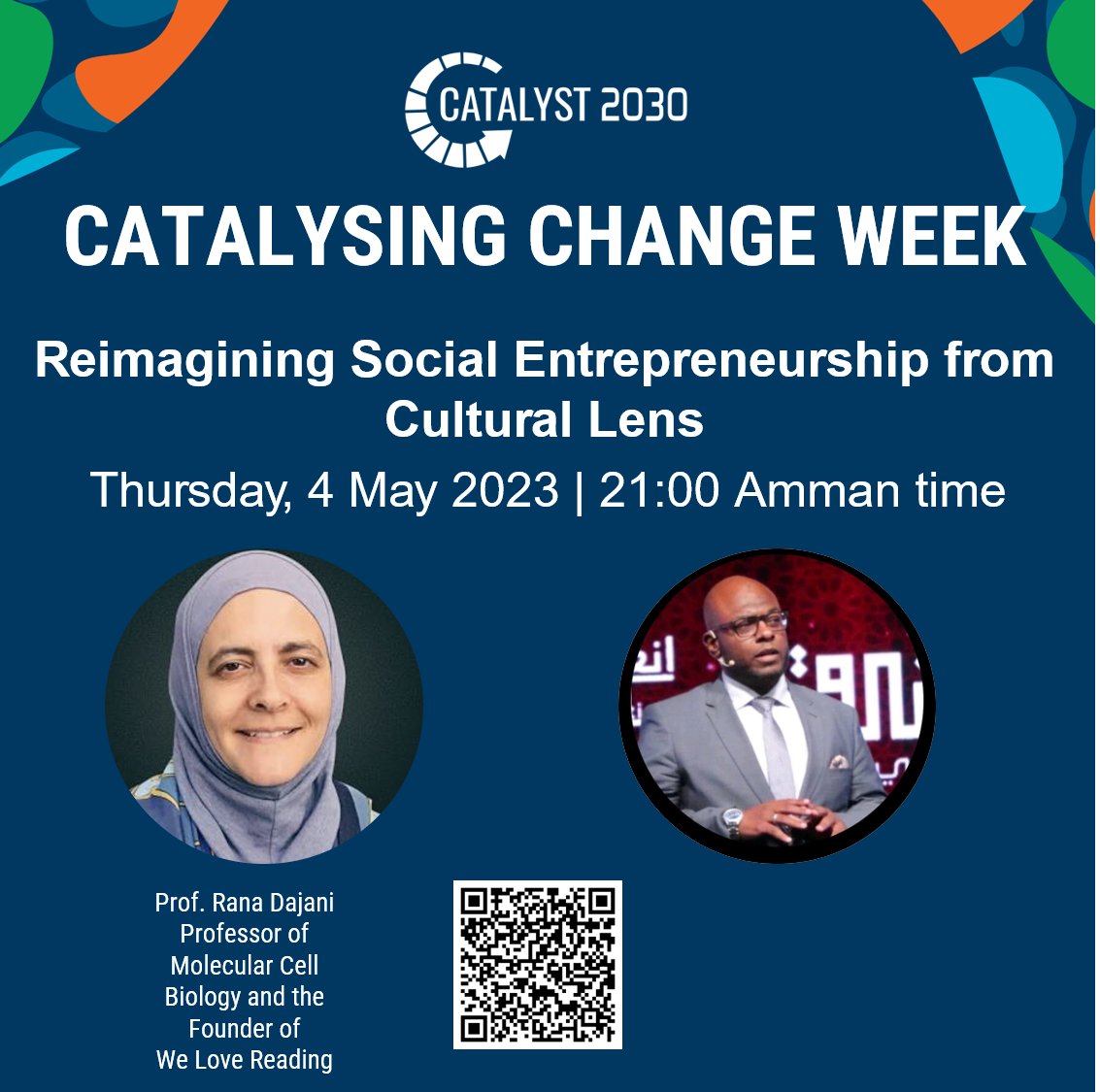 welovereading's tweet image. لا تفوت الجلسة القادمة بعنوان "الريادة الاجتماعية من منظور ثقافي" خلال أسبوع كاتاليست للتغيير
catalyst2030.net/events/reimagi…
us06web.zoom.us/j/83911969845

@Catalyst_2030 
@Prof_RanaDajani 
#SDGs #CatalysingChange #CatalysingChangeWeek2023 #CCW2023 #Catalyst2030