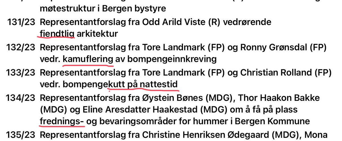 HWarloe's tweet image. AT VI LEVER i en tid preget av krig, krise og uro setter sitt tydlige preg på sakslisten i Bergen bystyre! #beby 😬