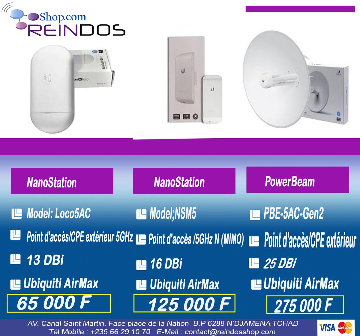 Reindos_Shop's tweet photo. Vous êtes un Fournisseur d'Accès Internet (FAI);
Vous êtes une entreprise souhaitant installer une infrastructure d'Internet ;
Nous avons pour vous toutes sortes de technologies liées à l'infrastructure d'installation d'un réseau Internet.  https://t.co/4Vbkec6DhL https://t.co/aGVofMa6Lt